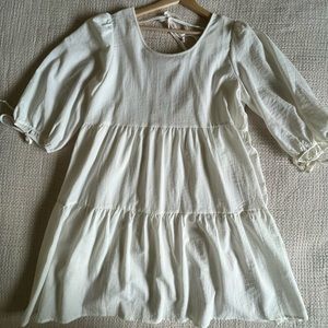 Ivory White Midi Dress